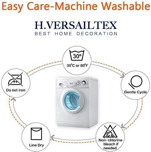 H.VERSAILTEX Velvet Stretch Couch Cushion Cover Plush Cushion Slipcover Cushion Furniture Protector for Seat Cushion Sofa Cover (2 Piece Medium Sofa Cushion Covers, Vintage Green)