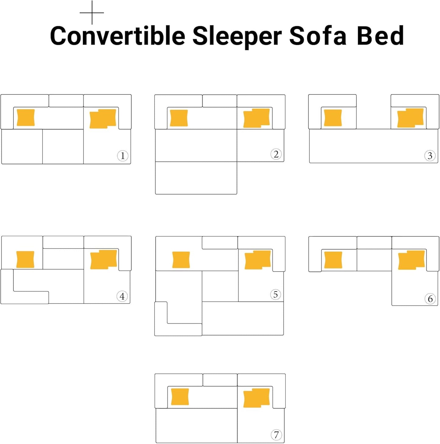 108" Oversized Convertible Sleeper Sofa Bed, Corduroy L Shape Sectional Couch, Folding Sofa Bed with Side Pocket, Modern Cloud Floor Mattress Couch, Modular Sofa for Living Room, Grey