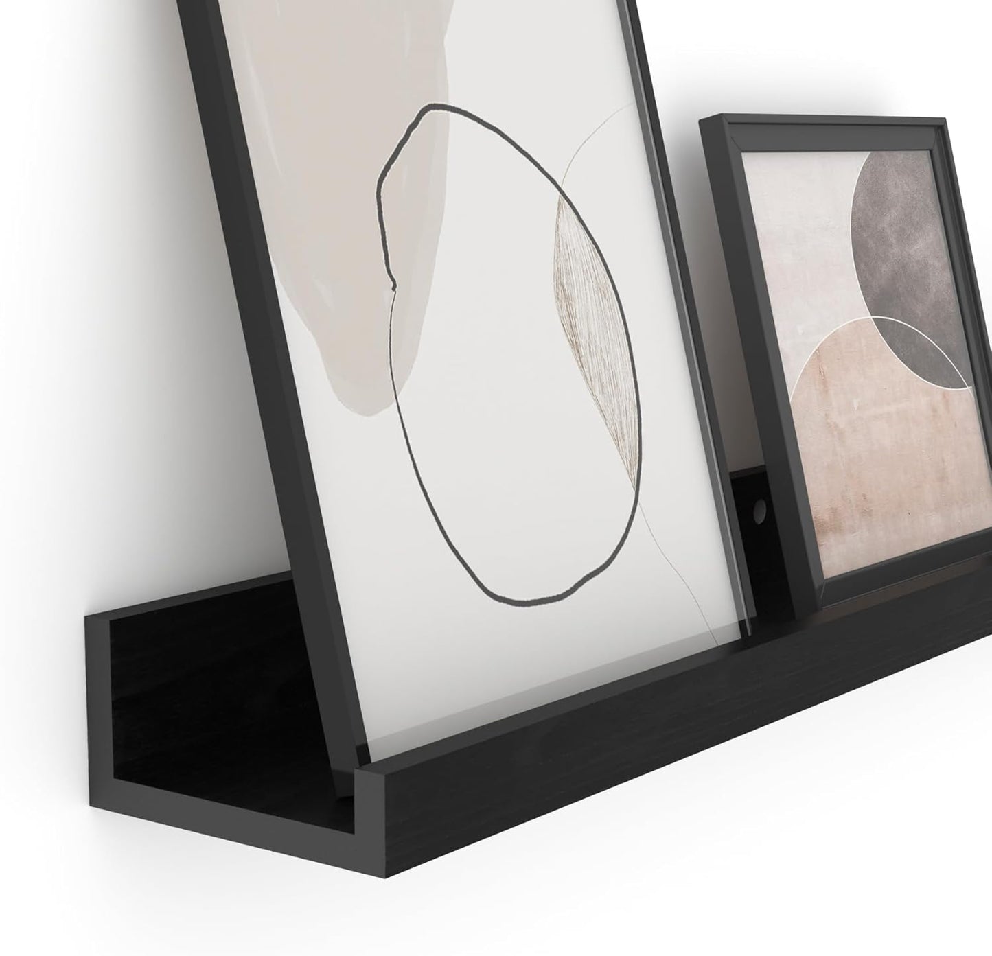 Giftgarden 47 Inch Multi Colors Floating Shelves for Wall Mount, Assorted Colors Wood Wall Shelf Ledge for Bathroom Bedroom Living Room Kitchen Storage, Set of 3 Different Sizes