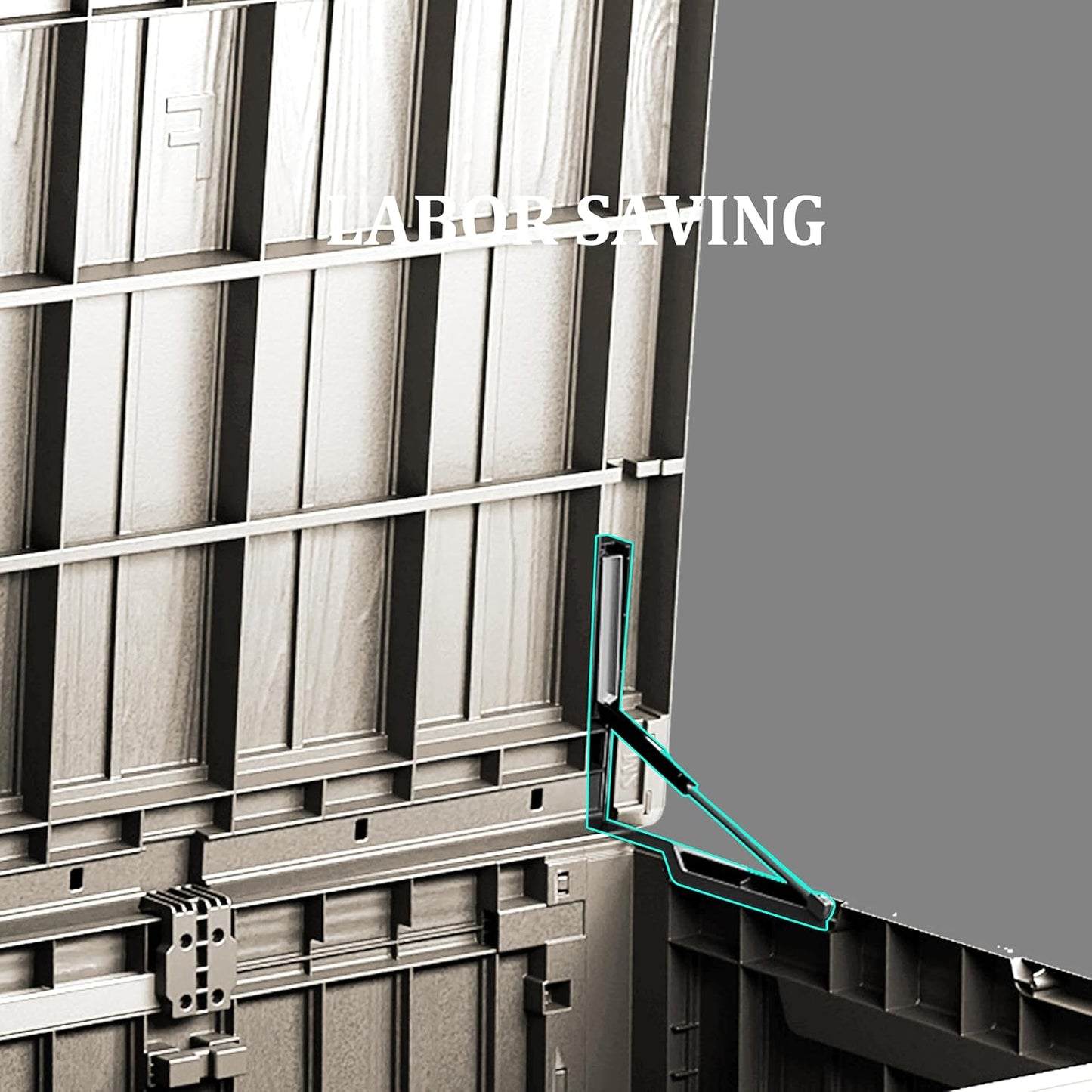 100 Gallon Double-Wall Resin Deck Box - Lockable Waterproof Outdoor Storage Box, 1000lbs Capacity & Doubles as Seating for Patio Furniture - Garden Tools, Pool Accessories (Brown)