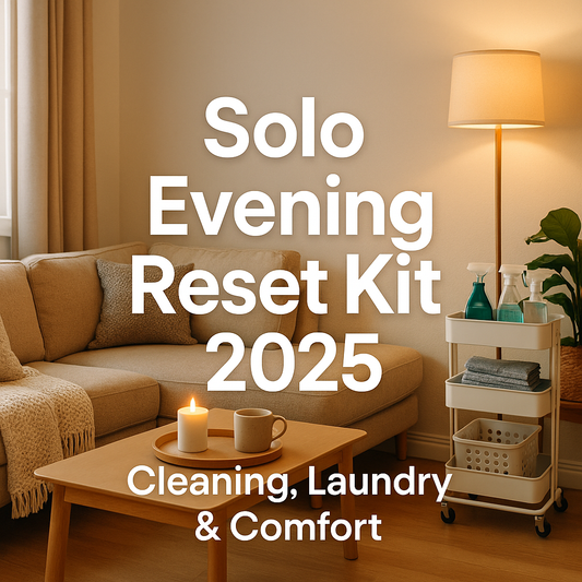 2025 Solo Evening Reset Kit: Cleaning, Laundry & Comfort Essentials for One-Person Homes