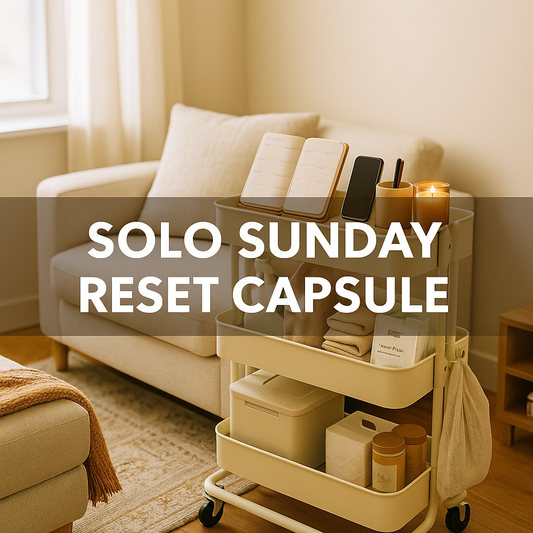 Solo Sunday Reset Capsule: One Rolling Cart That Keeps a Tiny Apartment (and Brain) Together