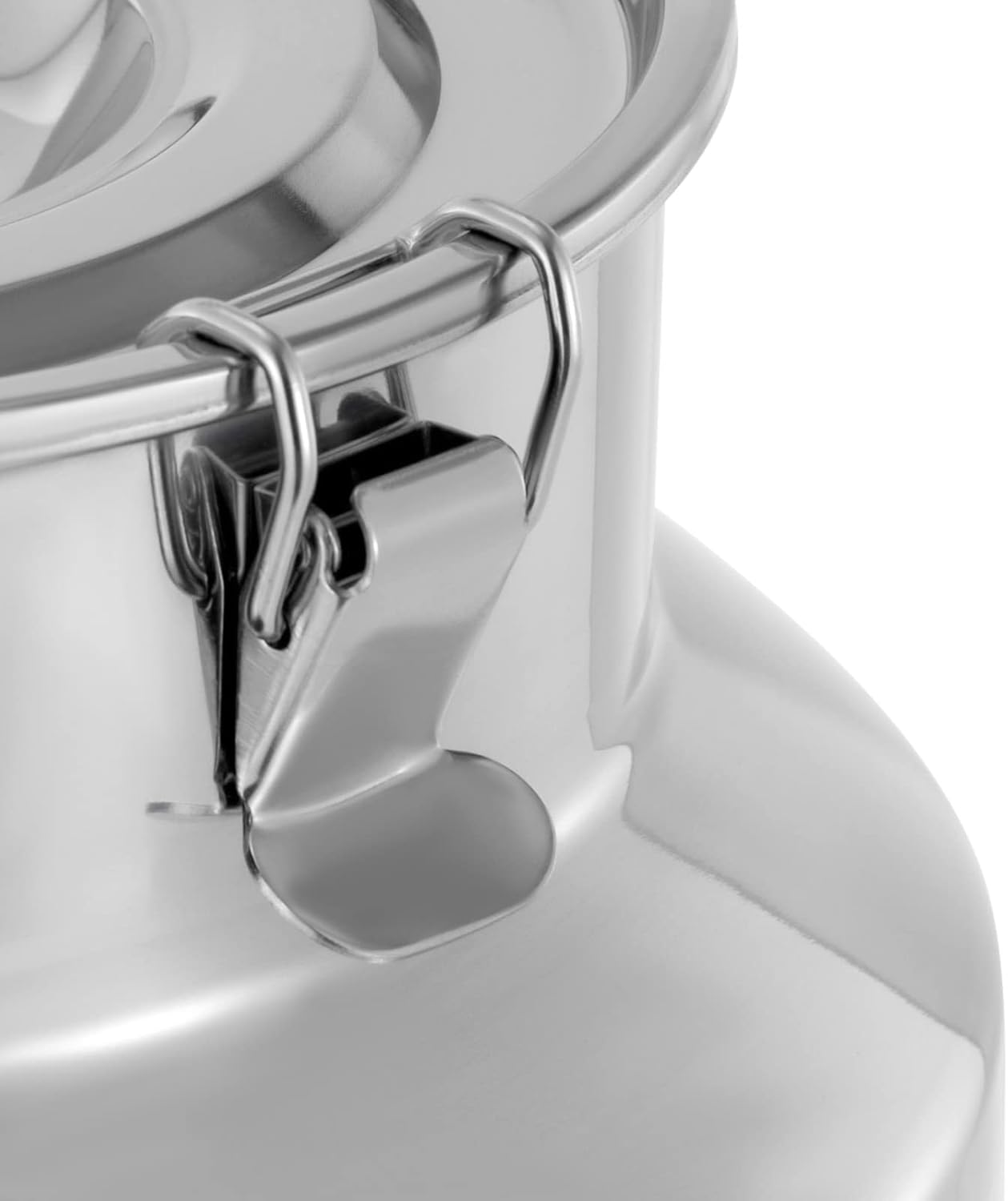 304 Food-Grade Stainless Steel Ice Bucket with Lid, 28L/7.4Gallon Good Sealing Storage Canister Milk Bucket Milk Can for Coffee, Tea, Water, Milk, Soup
