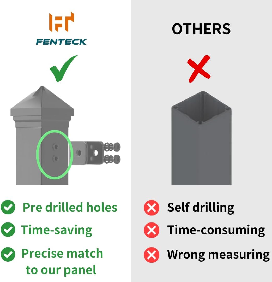Heavy-Duty Metal Gate, 3.5' W x 4' H, Rustproof Wrought Iron Outdoor Gate for Backyard, Garden & Doorway, Easy to Install with Stainless Steel Hinges & Self-Locking Latch