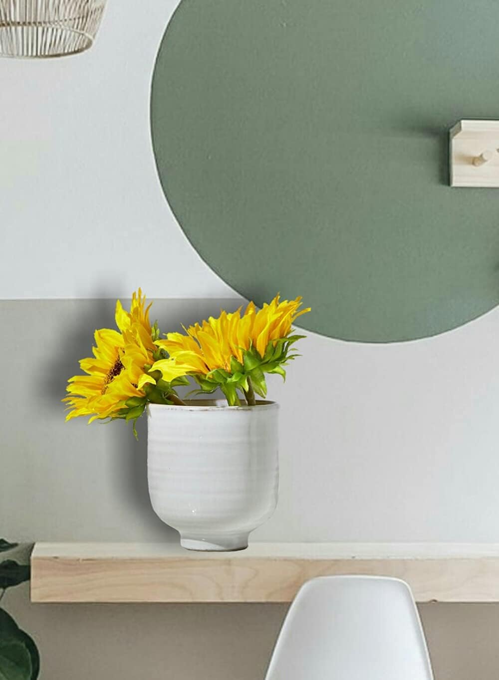 Serene Spaces Living Small Glazed Ceramic Pedestal Bowl, Set of 2- Centerpiece for Vintage Weddings, Events, Measures 4.25" Tall and 4" Diameter