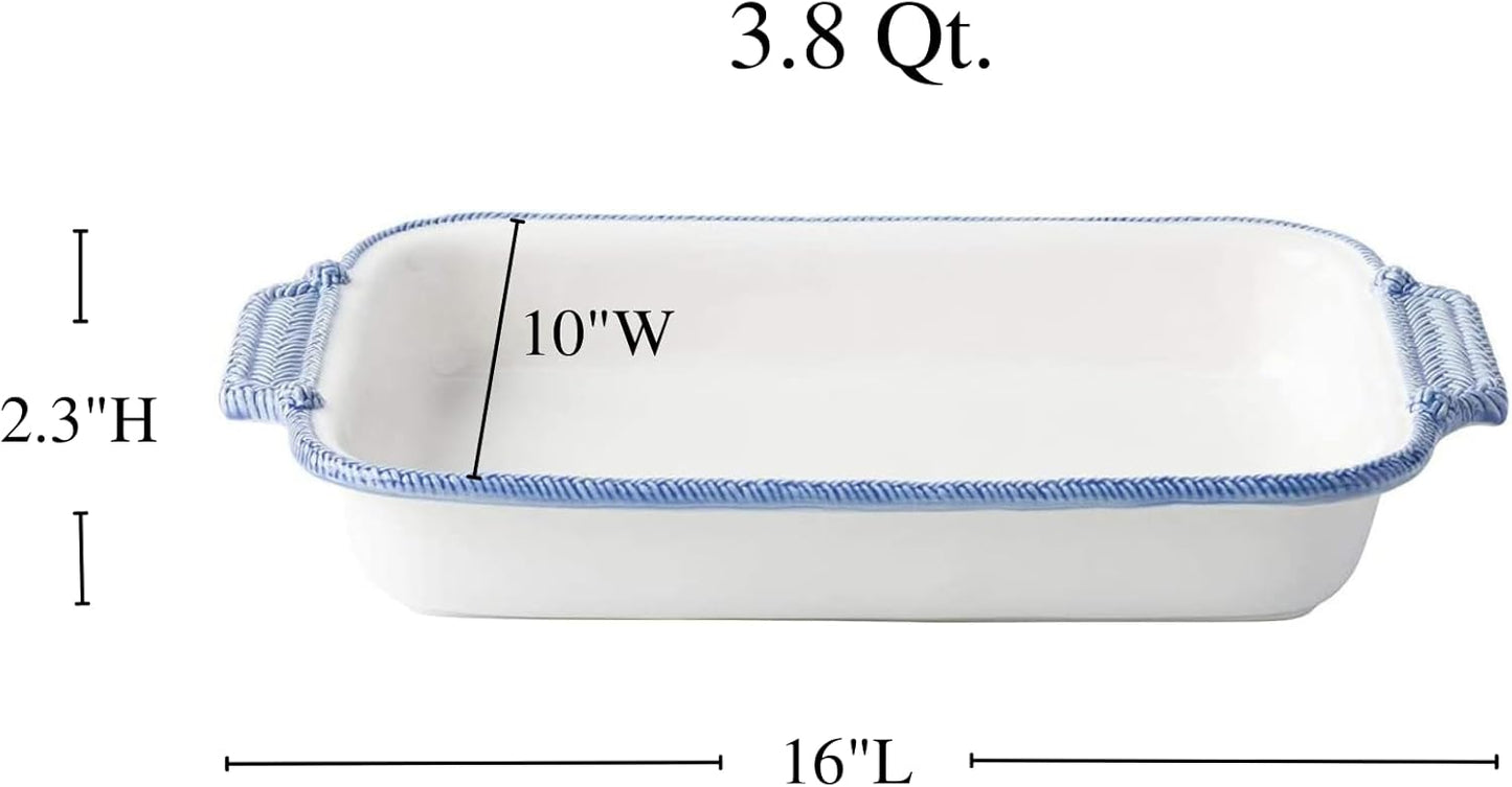 Juliska Le Panier 16" Baker - Delft Blue