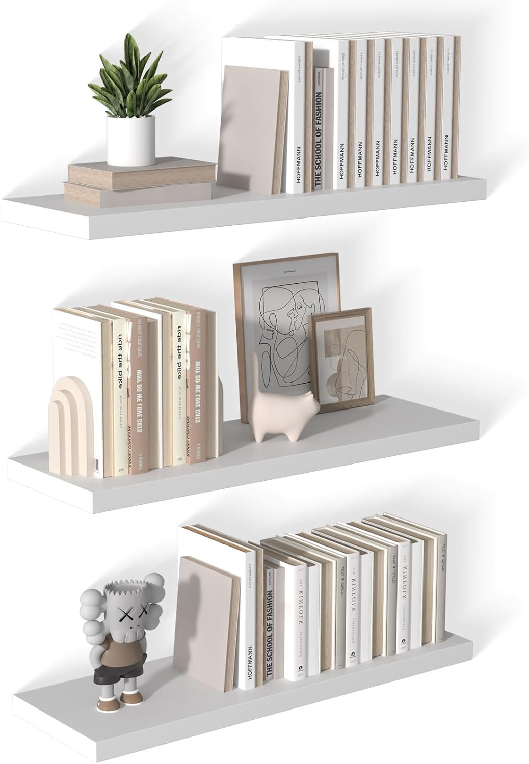 12 Inch Deep Floating Shelves for Wall 3 Pack