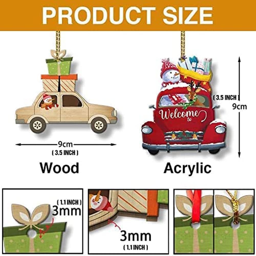 Great Pyrenees 2 Dog Christmas Ornament, Great Pyrenees 2 in Snow Pocket Christmas Tree Ornament, Dog Lovers Gift Idea Xmas Decor, Christmas Decorations for Tree, Christmas Ornament Gift for Dog Lover