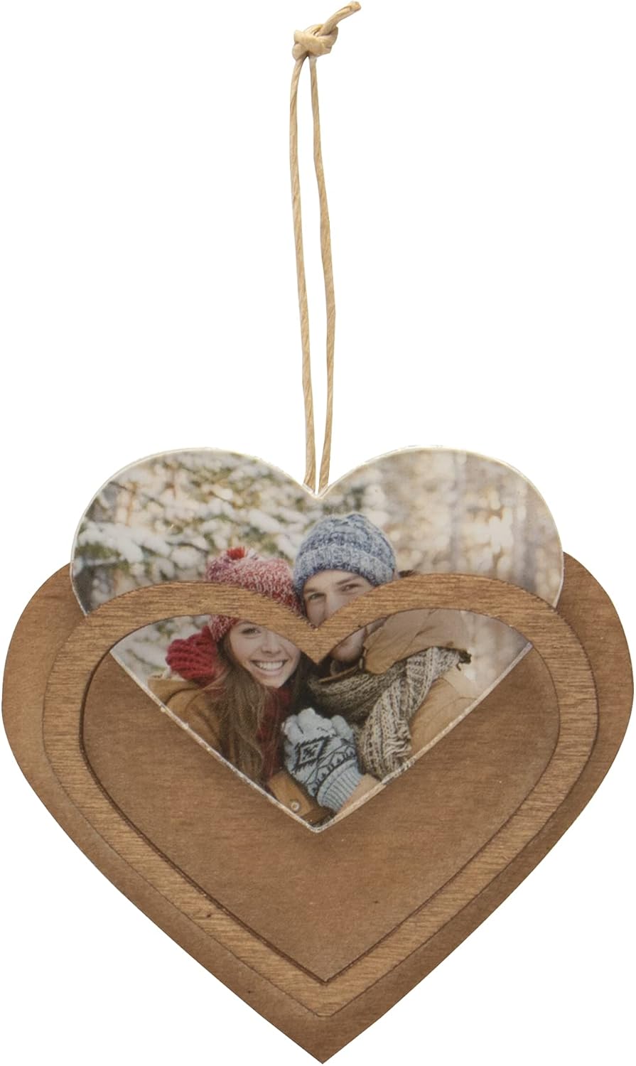 Wood Heart-Shaped 2.25" x 1.75" Photo Ornament - Pack of 100