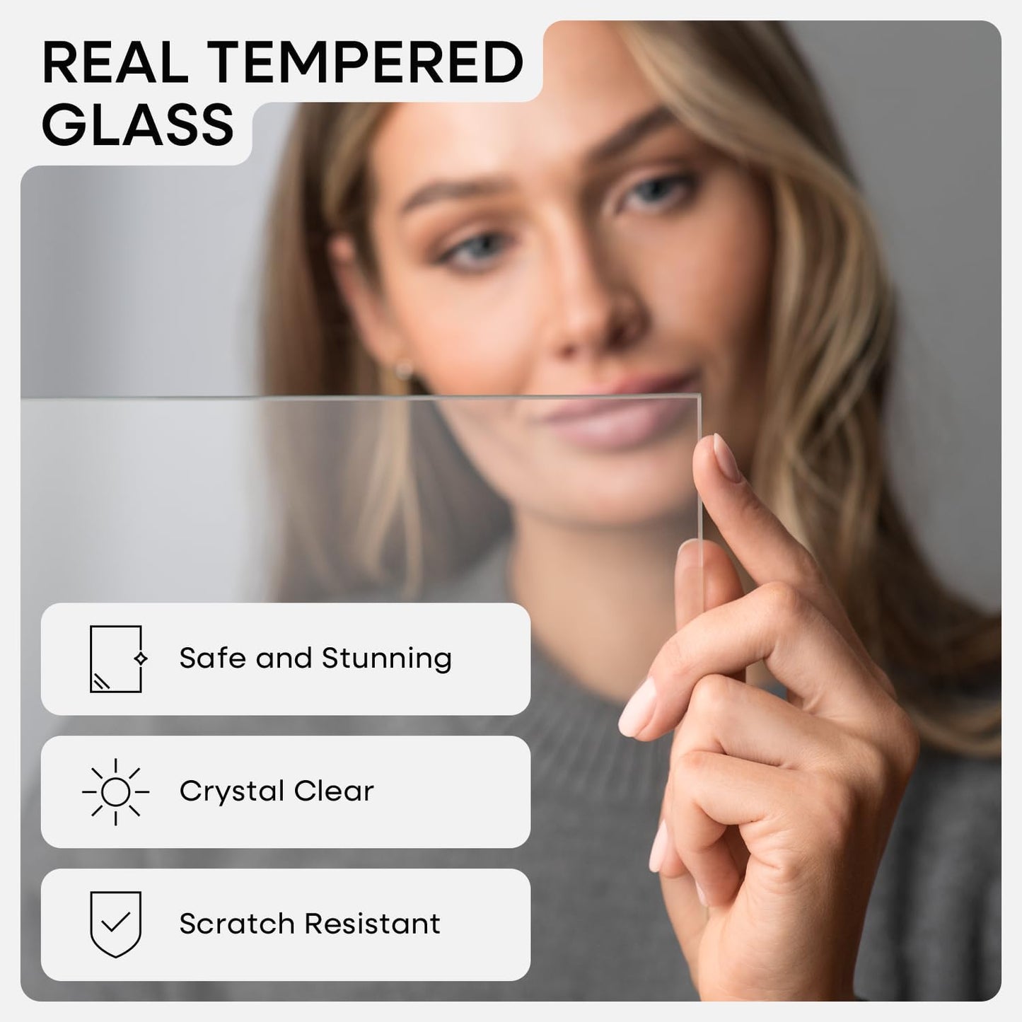 Homeforia 27x40 inch Poster Frame Black, High End Metal 27 x 40 Large Movie Picture Frames with Mat 24 by 36 in Photo, 27x40 Thin Frame Matted to 24x36, 40x27 Frame, Tempered Glass, Wall Kit, Set of 1