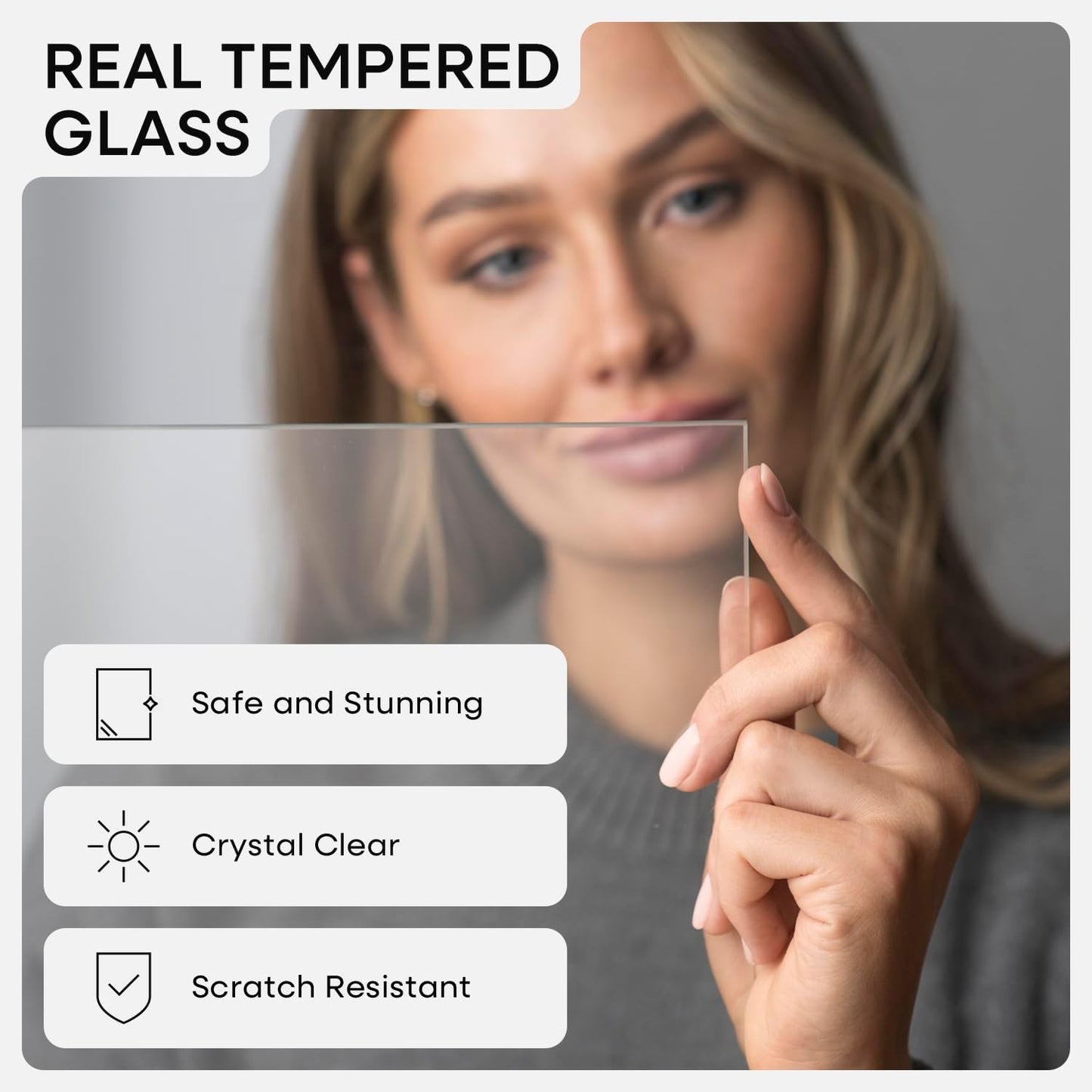 Homeforia Black Wood A1 Frame, High End Oak 23.4 x 33.1 Black Wooden Poster Frames Matted to 16.5 by 23.4 inches Photo, A1 Size Large Wood Picture Frame with Mat A2, Tempered Glass, Wall Kit, Set of 1