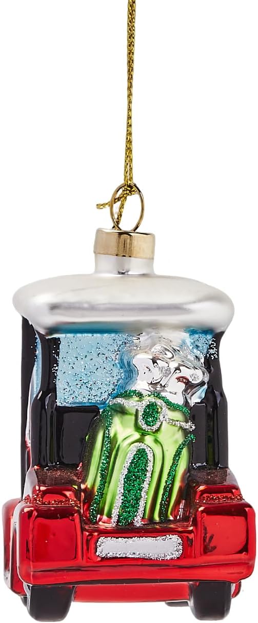 Hanging Christmas Ornaments, 2025 Glass Blown Christmas Tree Ornaments, Blue Christmas Tree Decorations, Funny Gifts & Home Decor, Car