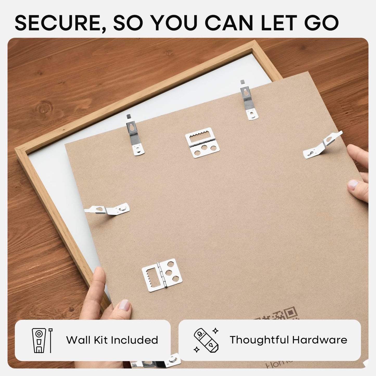 Homeforia 12x18 Picture Frame Wood, High End Natural Oak 12x18 Light Wooden Poster Frame with Mat 8.5x11, 12 x 18 Frames Matted to 8.5 by 11 Photo, 18x12 Thin Frame, Tempered Glass, Wall Kit, Set of 1