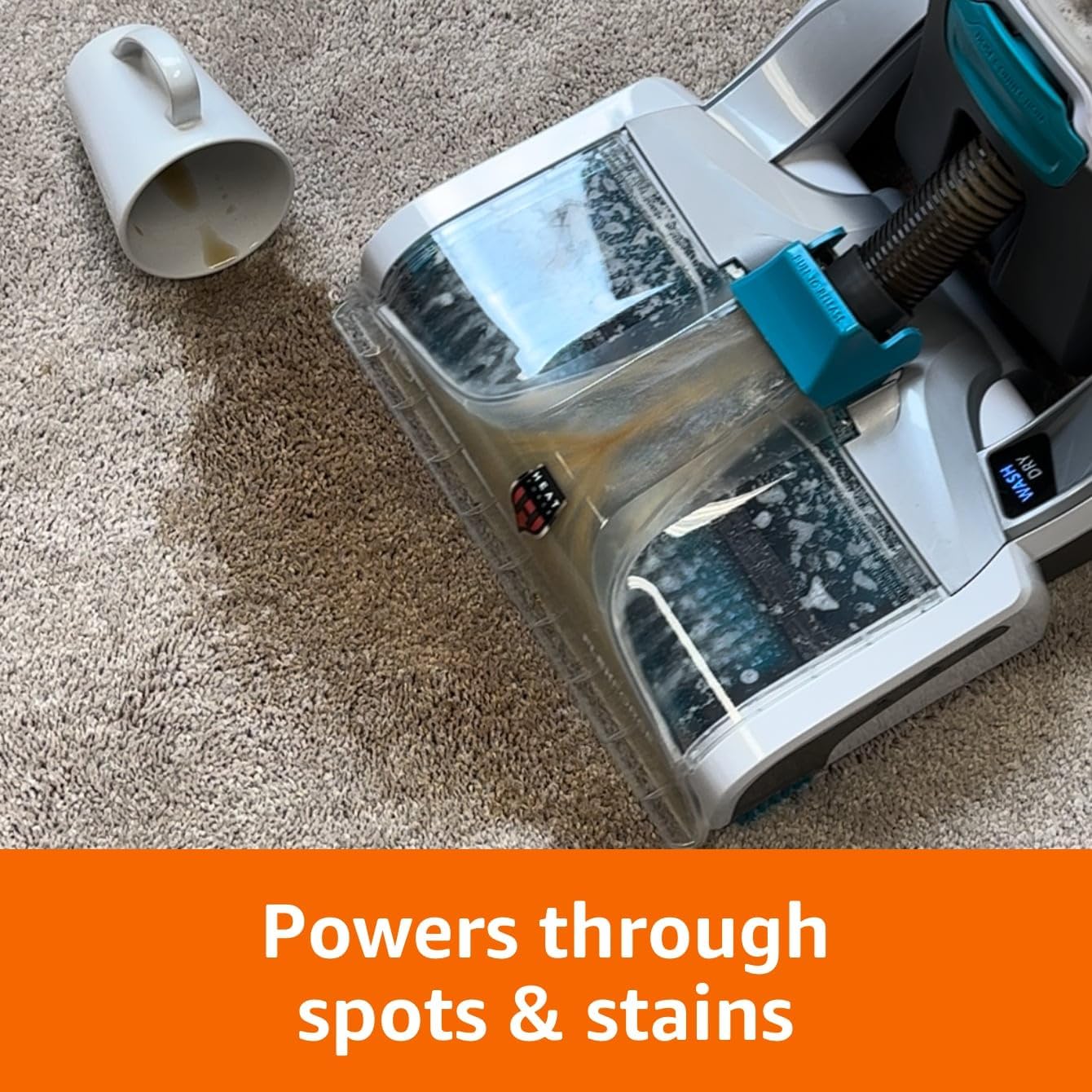 Amazon Basics Carpet Cleaner, Carpet Stain Remover, Fresh Scent, 64 fl oz