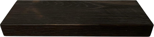 joelsantiques 18 Inch Wooden Floating Shelves for Wall - 18x6x2 in - Made of Natural Wood - Short Heavy Duty Rustic Wall Shelves for Bedroom - Perfect for Bathroom, Kitchen - Mocha