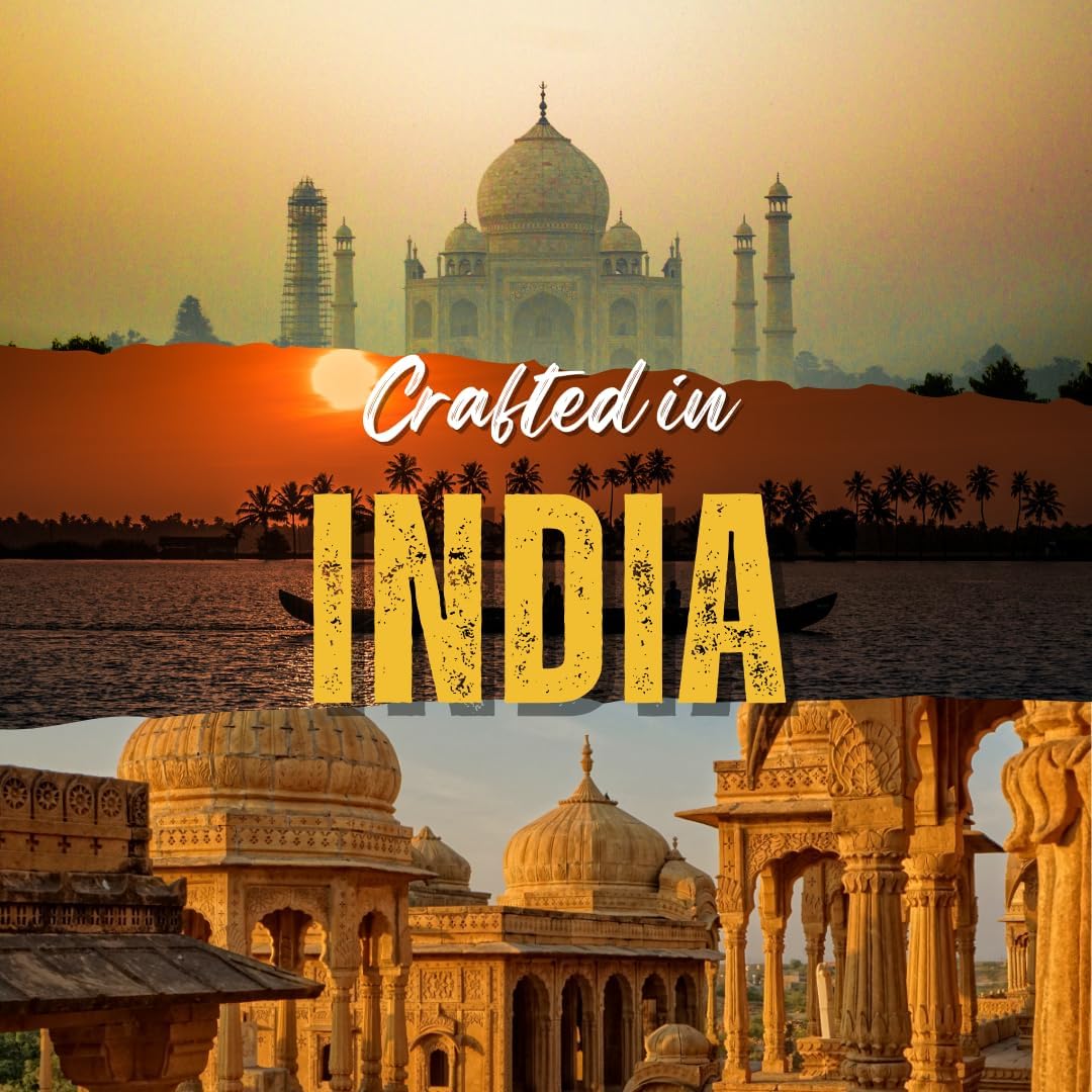 Handcrafted Wooden Elephant Figurine – Traditional Artwork, Gold & Gemstone Embellishments – Lucky Decorative Elephant Statue for Prosperity | Beautiful Elefantes Decorativos para Sala (Black & Gold)