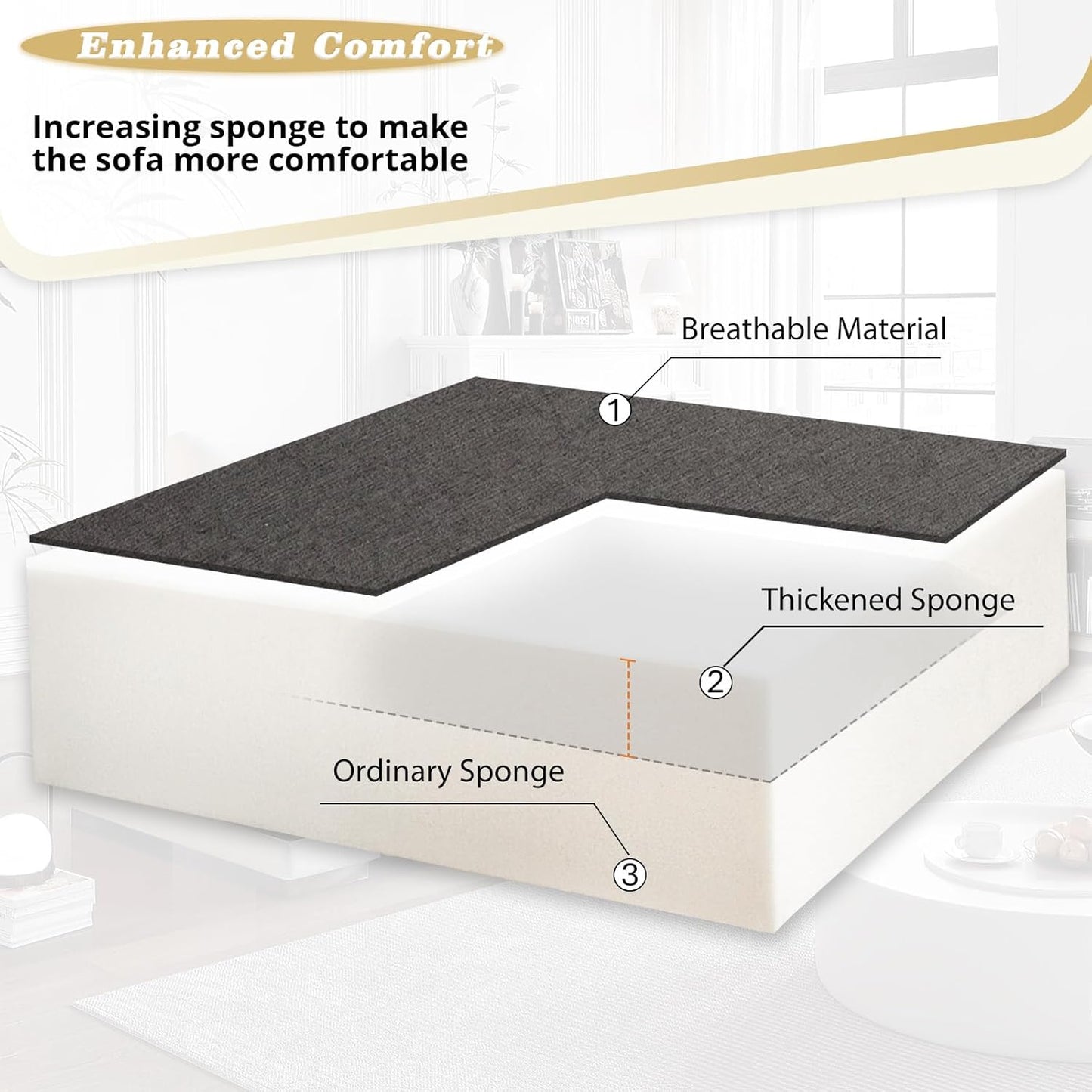 110 Inches Chenille Sectional Sofa w/Adjustable Back & Pull Out Sofa Bed, Tufted U Shaped Couch w/Two Storage Chaises, Sleeper Sectional Sofa w/USB Port & Cup Holders for Living Room, Grey