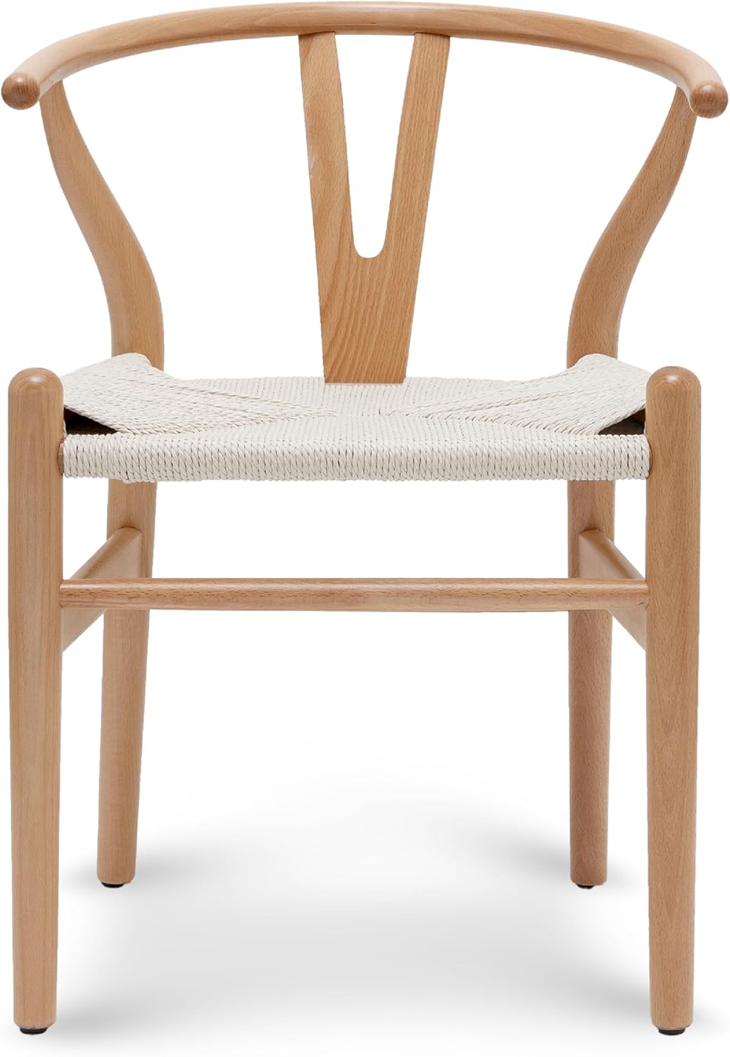 POLY & BARK Weave Chair, Single, Natural