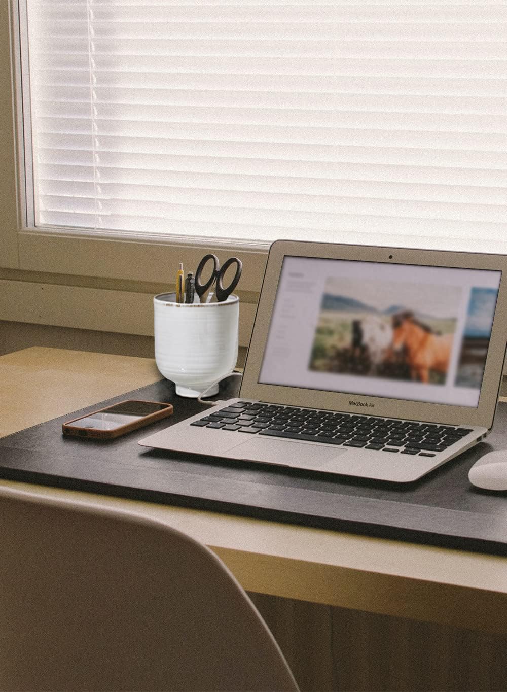 Serene Spaces Living Large Glazed Ceramic Pedestal Bowl- Centerpiece for Vintage Weddings, Events, Measures 7" Tall and 6.5" Diameter