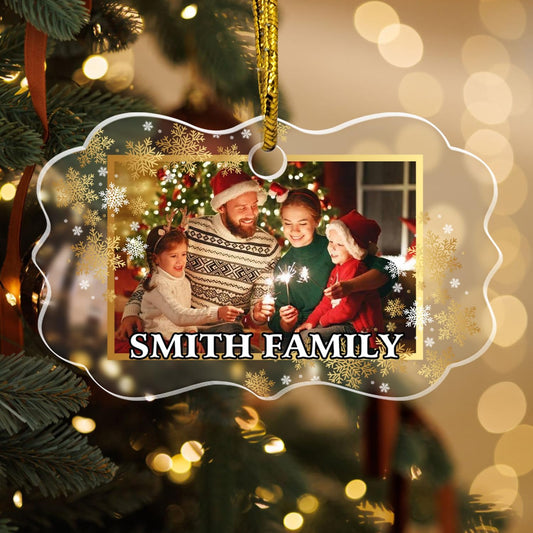 Personalized Family Photo Decor, Crystal Ornaments, Custom Christmas Hanging Ornaments, Decorative Hanging Glass Pendant, Design Own Picture, Gifts for Christmas, Butterfly Shape for Family