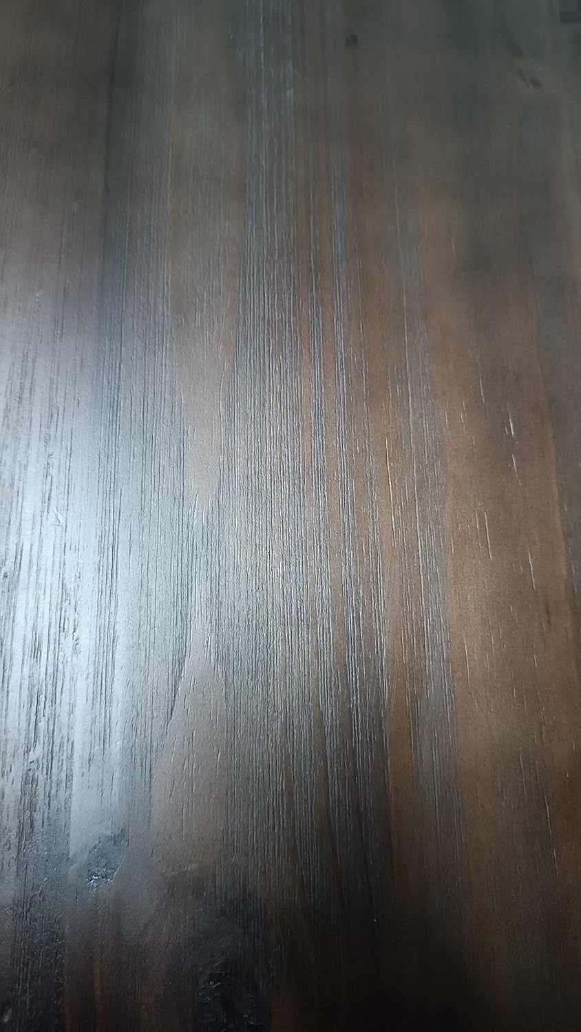 Industrial Pipe Wall Shelves with Real Wood Plank ,36 Inches Floating Shelves for Wall Farmhouse Book Shelves Dark Brown 3 Tier for Kitchen,Living Room Decor and Bar Shelving