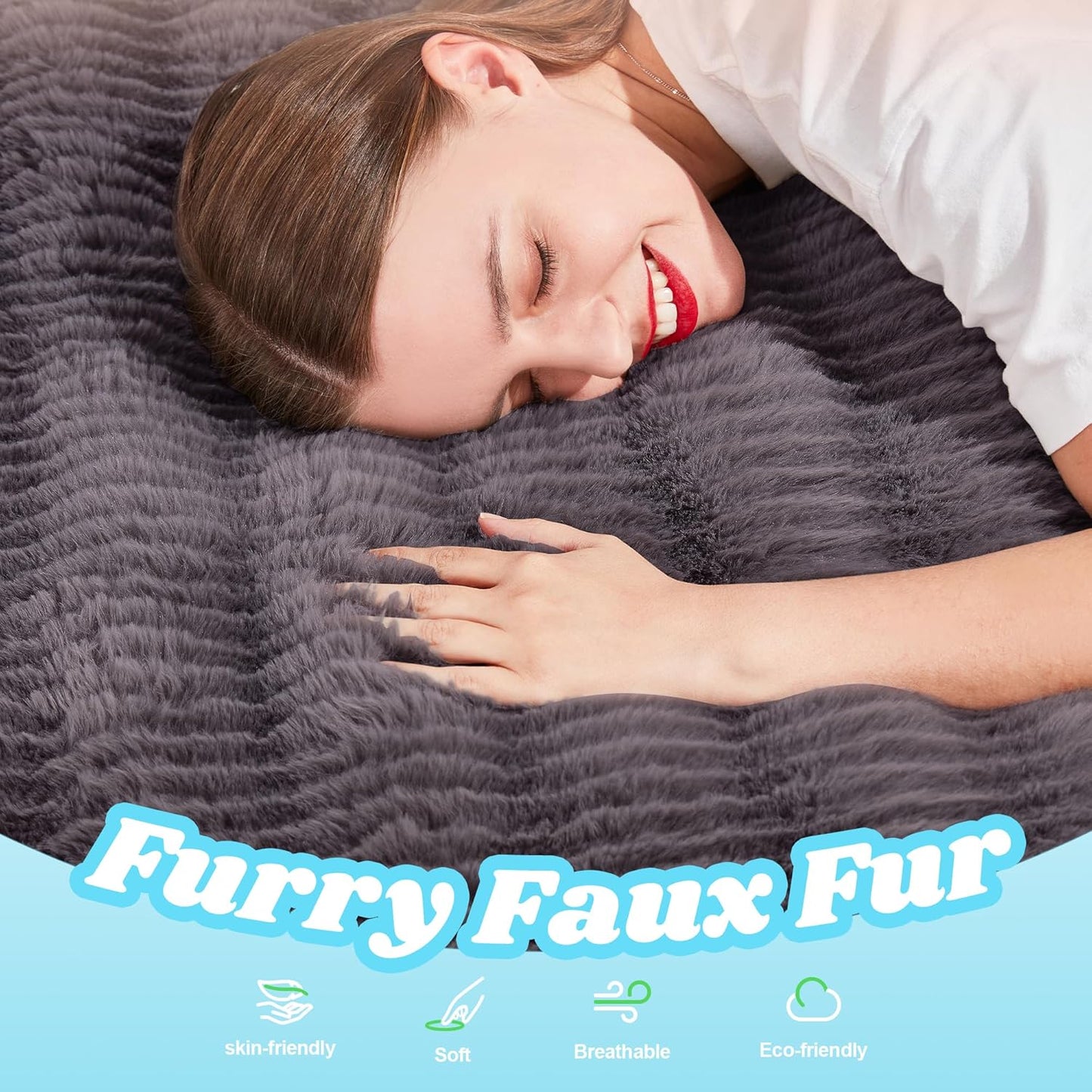 Hobestluk 3 in 1 Bean Bag Chair Giant Bean Bag Chairs for Adults with Ripple Cover Convertible Bean Bag Floor Cushion with Machine Washable Cover for Living Room (Ripple Dark Grey)