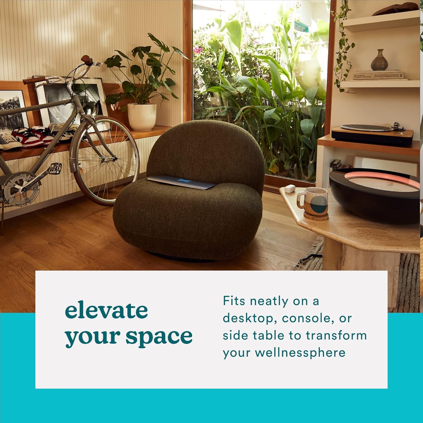 Homedics Drift Sandscape, Perpetual Motion Machine, Zen Garden, Meditation Accessories, Decorative Sandscape, Bluetooth, iOS, Android, by Homedics (21 Inch (Large), Cream)